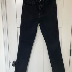 Women’s Levi's Black 724 High Rise Straight Leg Jeans Classic Style